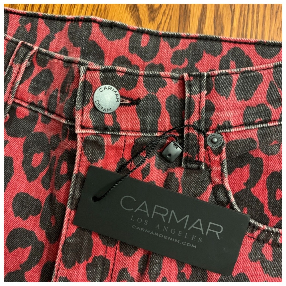 CARMAR RYAN Mid Rise Denim Flattering Jeans Print NWT $208  Size 27 Available